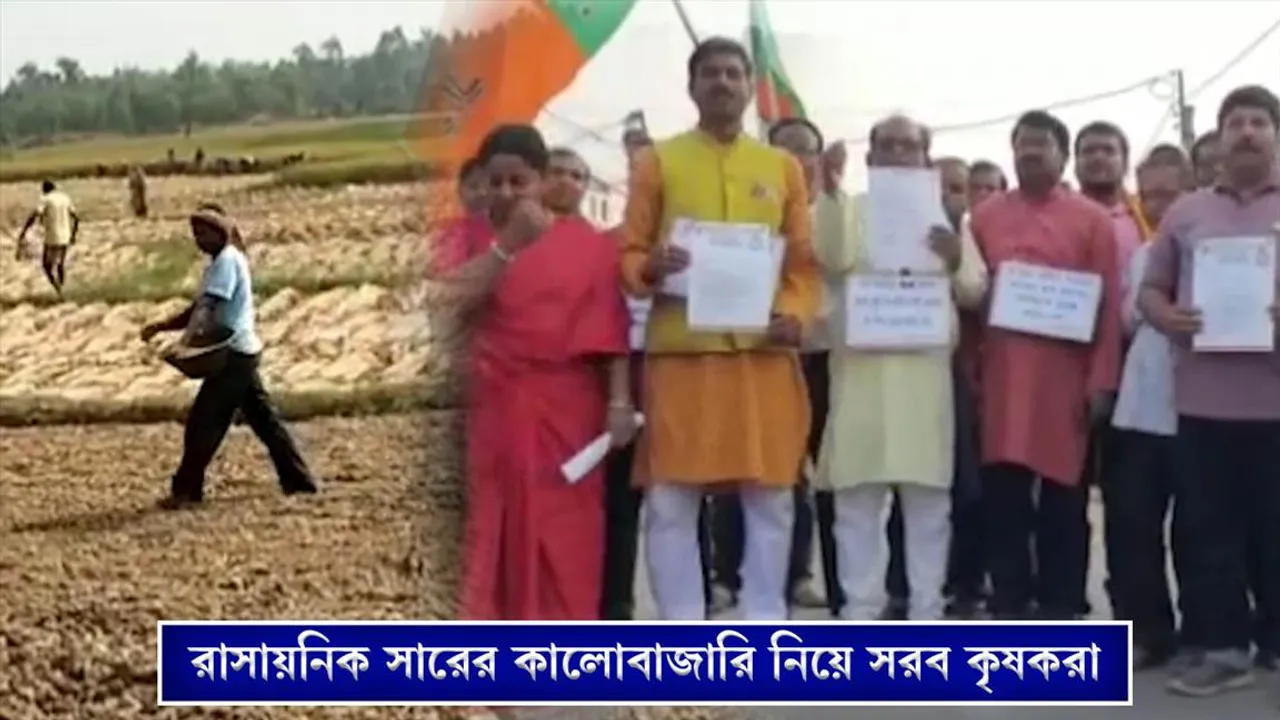 রাসায়নিক সারের কালোবাজারি নিয়ে সরব কৃষকরা