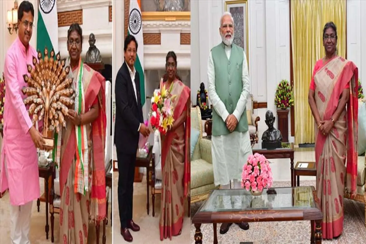 হঠাতই রাষ্ট্রপতি ভবনে হাজির প্রধানমন্ত্রী, দুই রাজ্যের মুখ্যমন্ত্রী