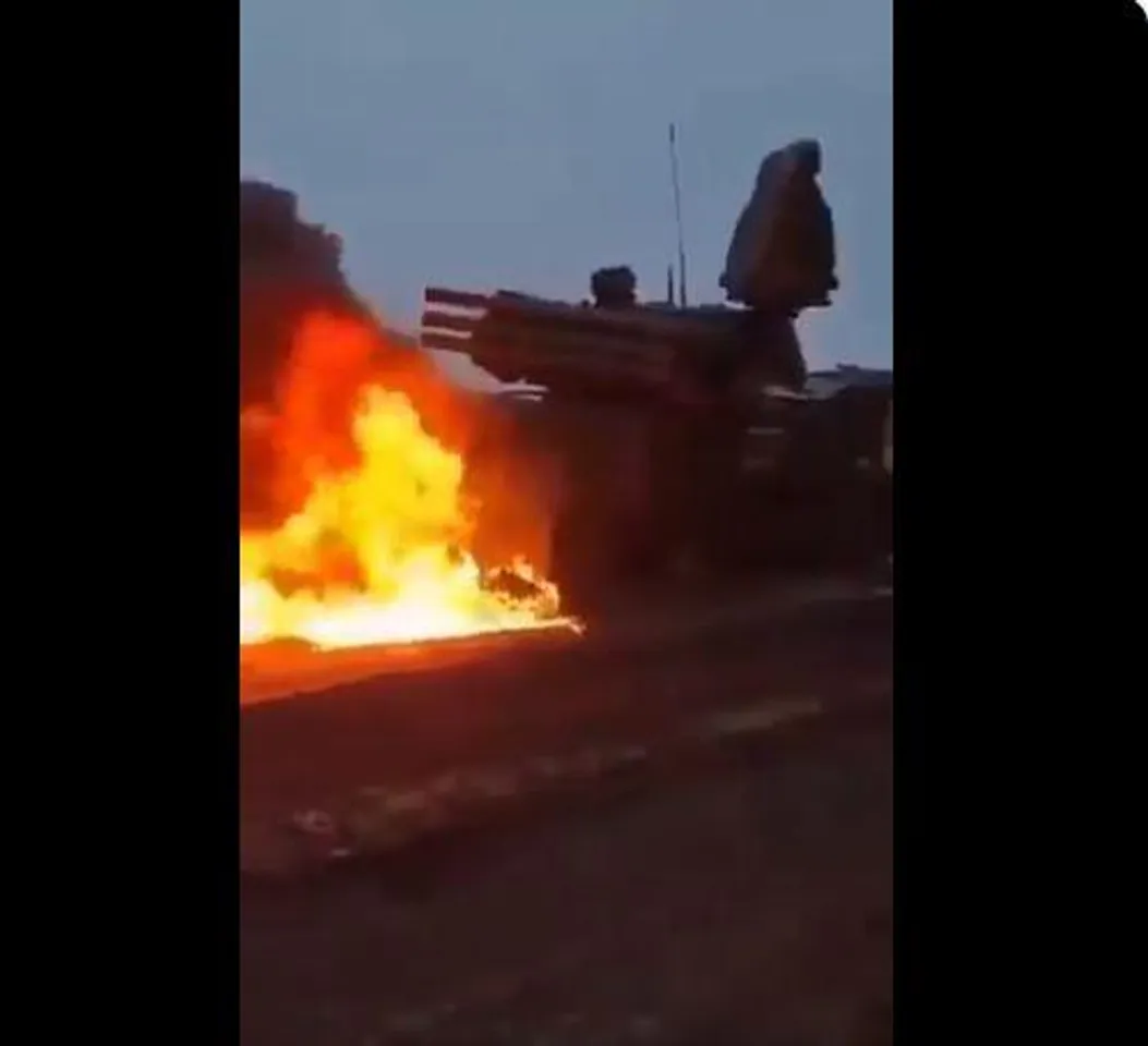 ইউক্রেনে ধ্বংস রাশিয়ার এস-১ মিসাইল