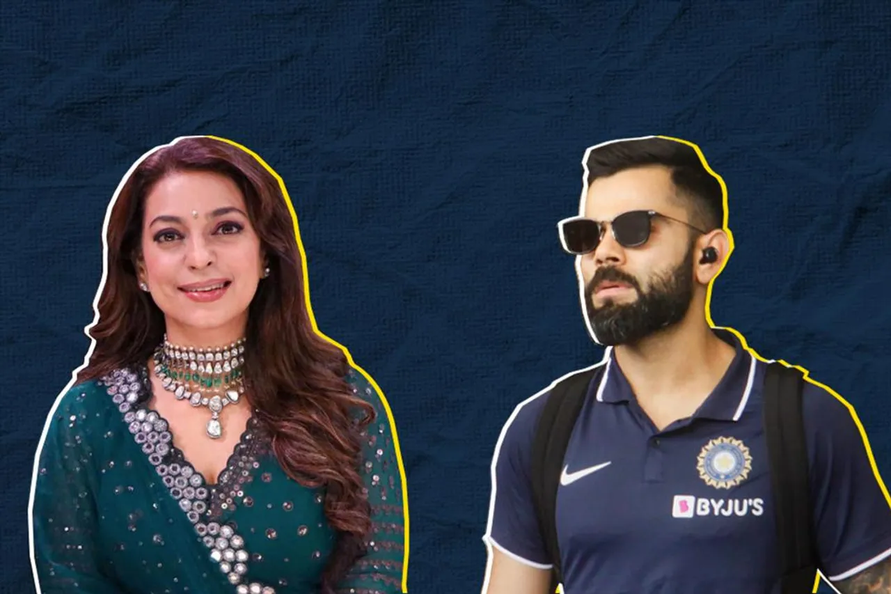 সামাজিক মাধ্যমে আলোচিত বিরাট-জুহি