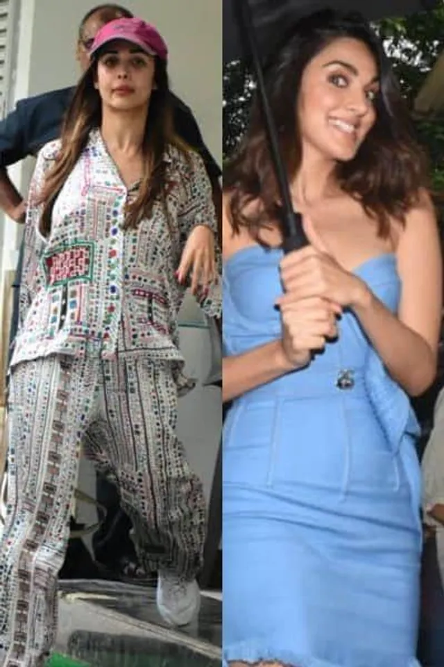 মুম্বই বিমানবন্দরে দেখা গেল মালাইকা ও কিয়ারাকে