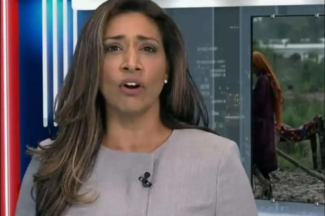 গলায় আটকে মাছি, লাইভ সেগমেন্ট চালিয়ে গেলেন কানাডিয়ান অ্যাঙ্কর