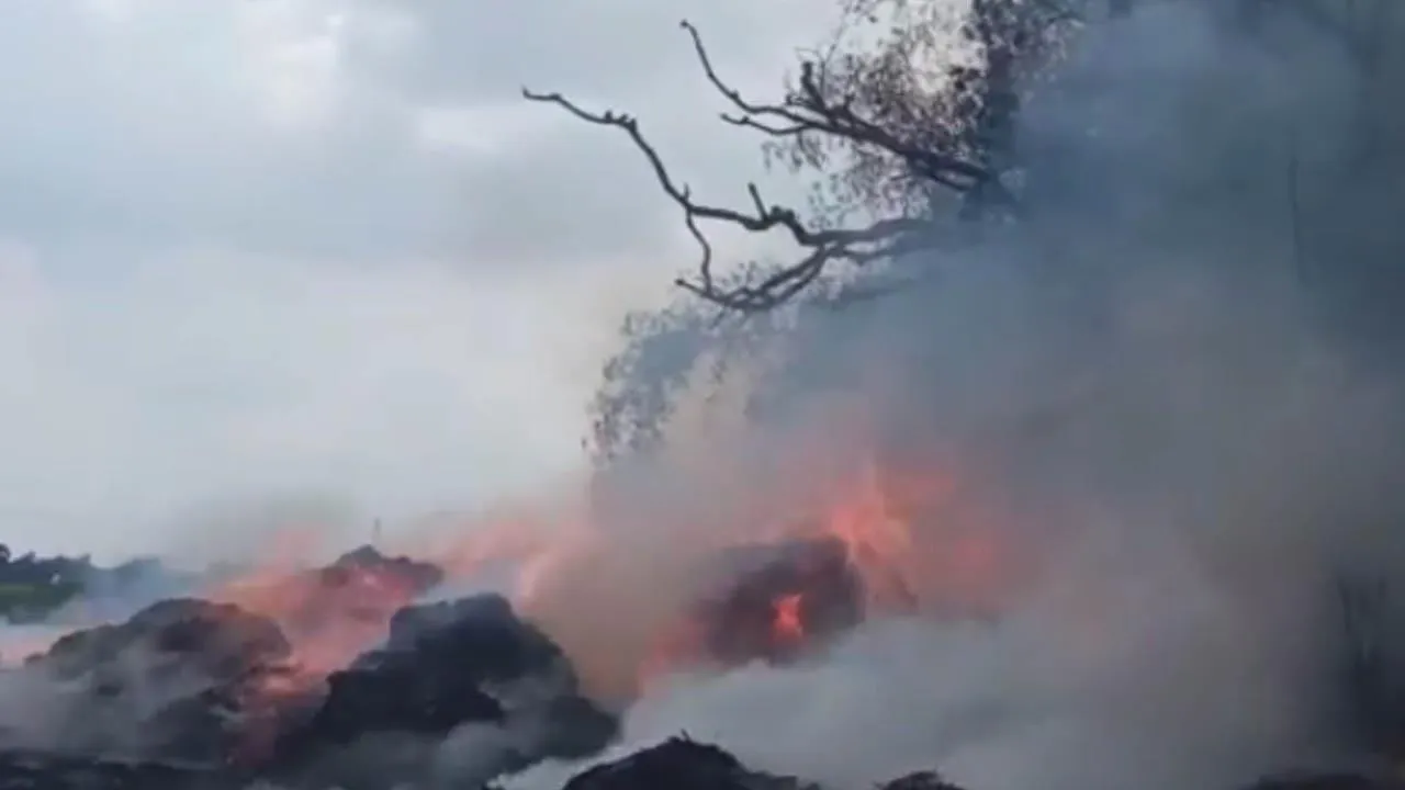 মজুরদের থাকার ঘরে অগ্নিকাণ্ড