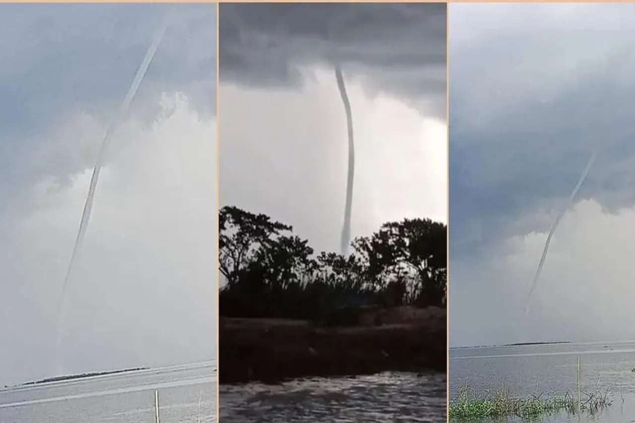 বিধ্বংসী টর্নেডোর দেখা মিলল