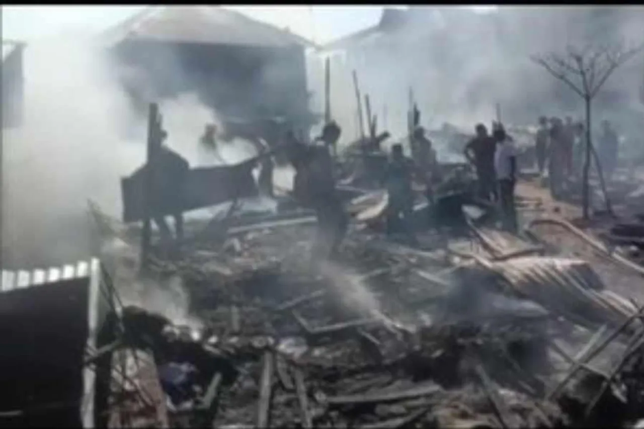 ফরেস্ট কলোনিতে আগুন