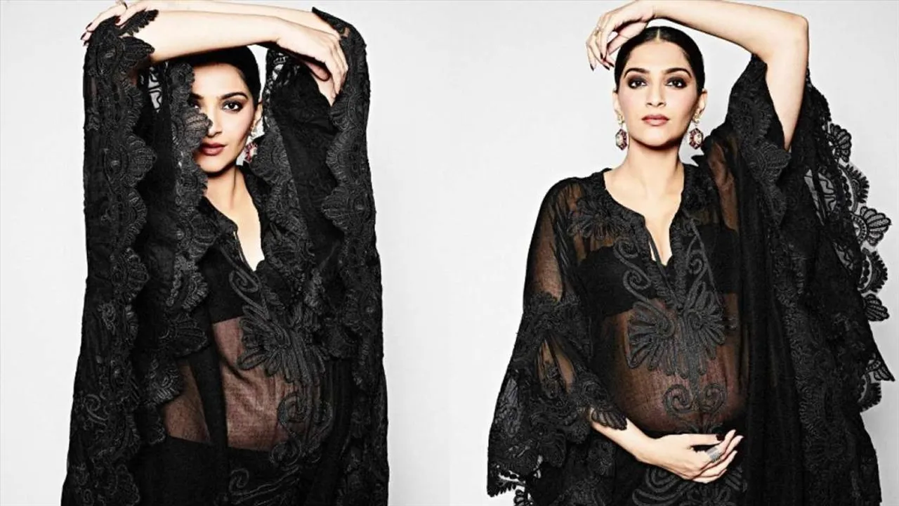 বেবি বাম্প ফ্লন্ট করতে ব্যস্ত ফ্যাশানিস্টা