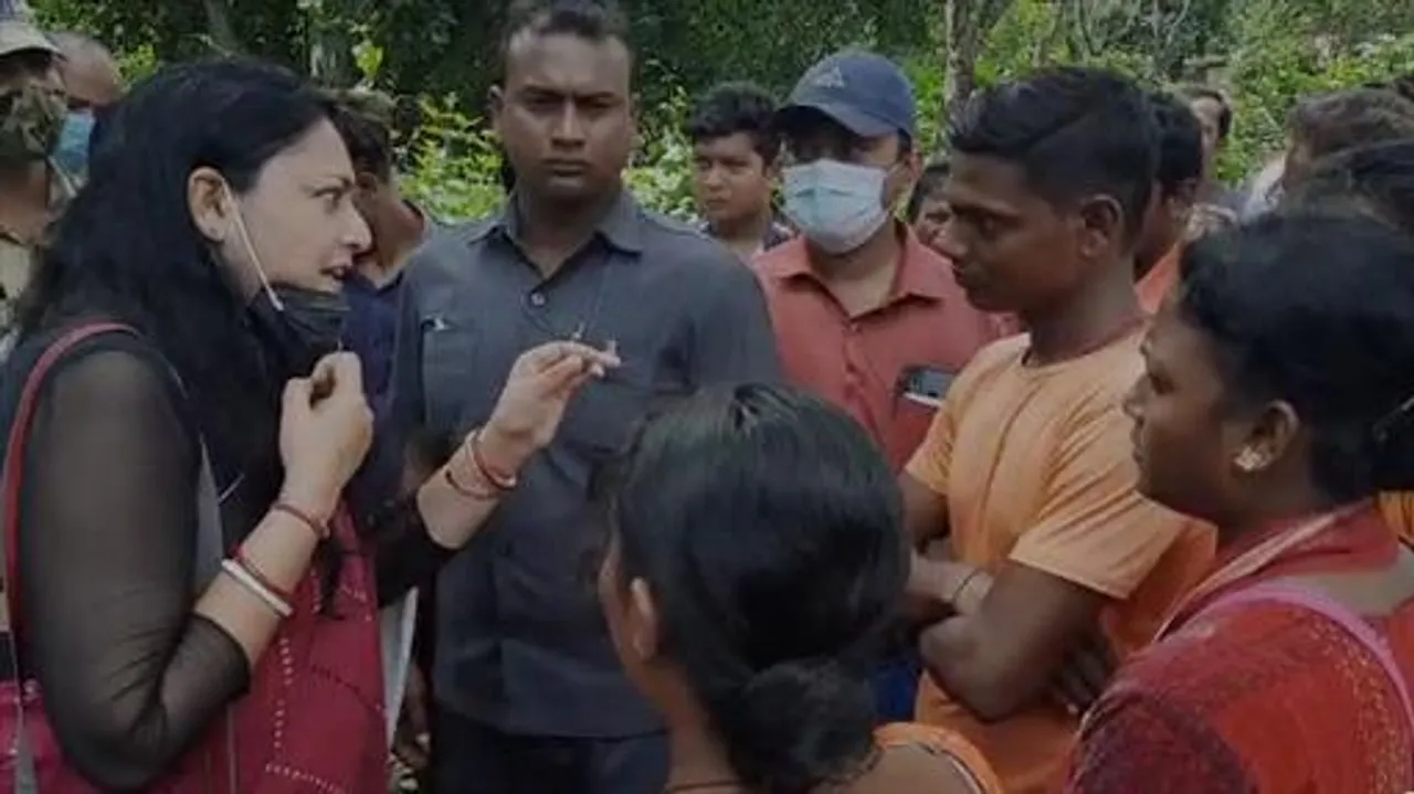 আসানসোলের ধস কবলিত এলাকায় অগ্নিমিত্রা পলকে ঘিরে বিক্ষোভ