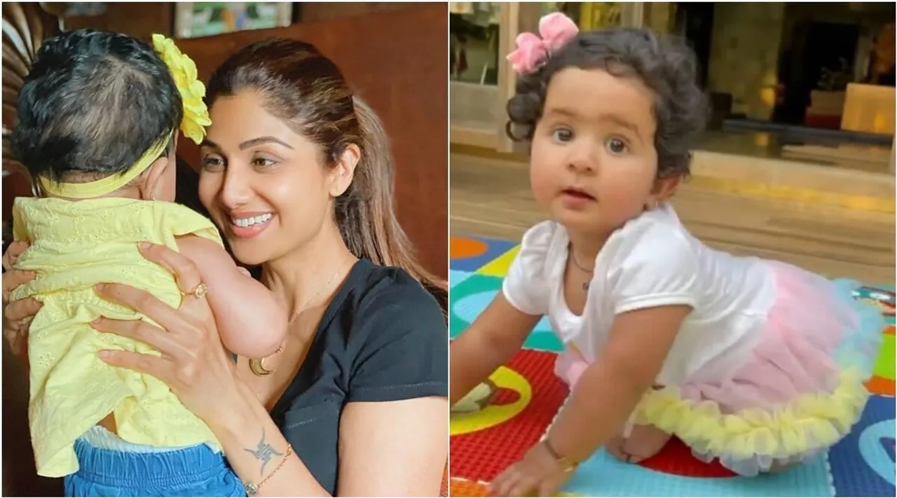 একরত্তি মেয়ের সঙ্গে ম্যাচিং পোশাকে ধরা দিলেন মা শিল্পা শেট্টি, দেখুন