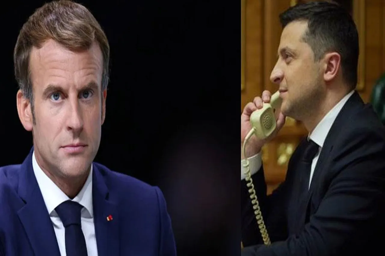 জেলেনস্কির সঙ্গে কথা হল ম্যাক্র্যোঁর