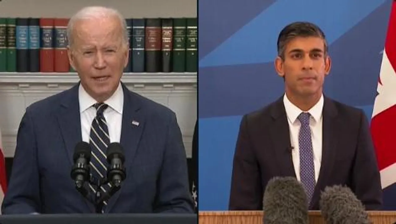 ঋষি সুনাকের সাথে কথা বলার জন্য উন্মুখ জো বাইডেন