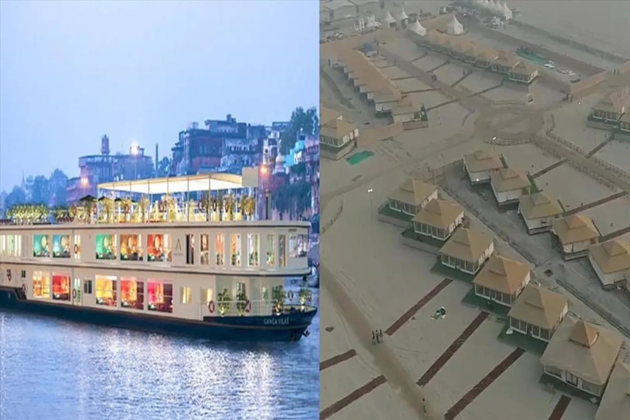 এমভি গঙ্গা বিলাস ক্রুজ, টেন্ট শহরের উদ্বোধন করলেন প্রধানমন্ত্রী