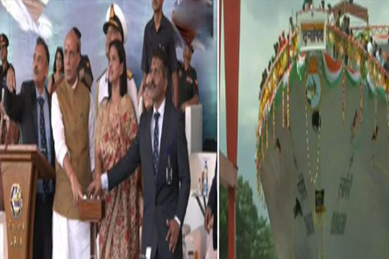 P17 জাহাজের উদ্বোধন করলেন প্রতিরক্ষামন্ত্রী