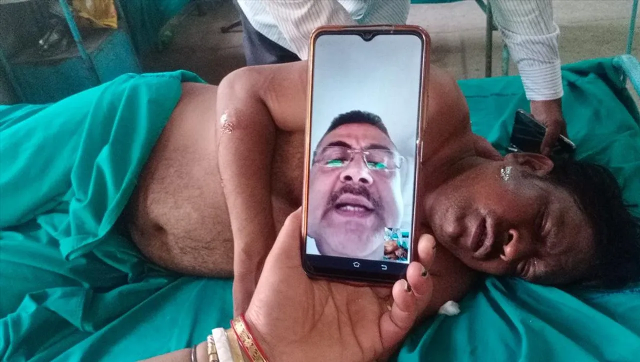 বিজেপির পোলিং এজেন্টকে মারধর