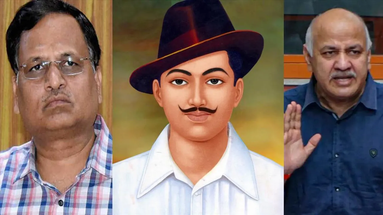 "মনীশ সিসোদিয়া, সত্যেন্দ্র জৈন আজকের ভগত সিং": অরবিন্দ কেজরিওয়াল