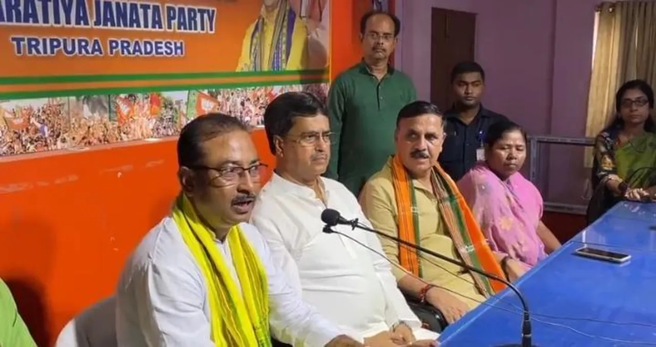 বিজেপির নতুন সভাপতিকে সম্বর্ধনা