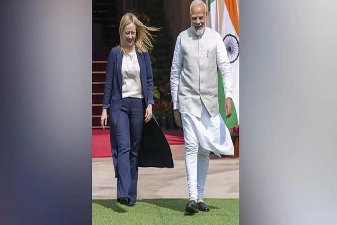 নরেন্দ্র মোদীর সঙ্গে বৈঠক করলেন  ইতালির প্রধানমন্ত্রী