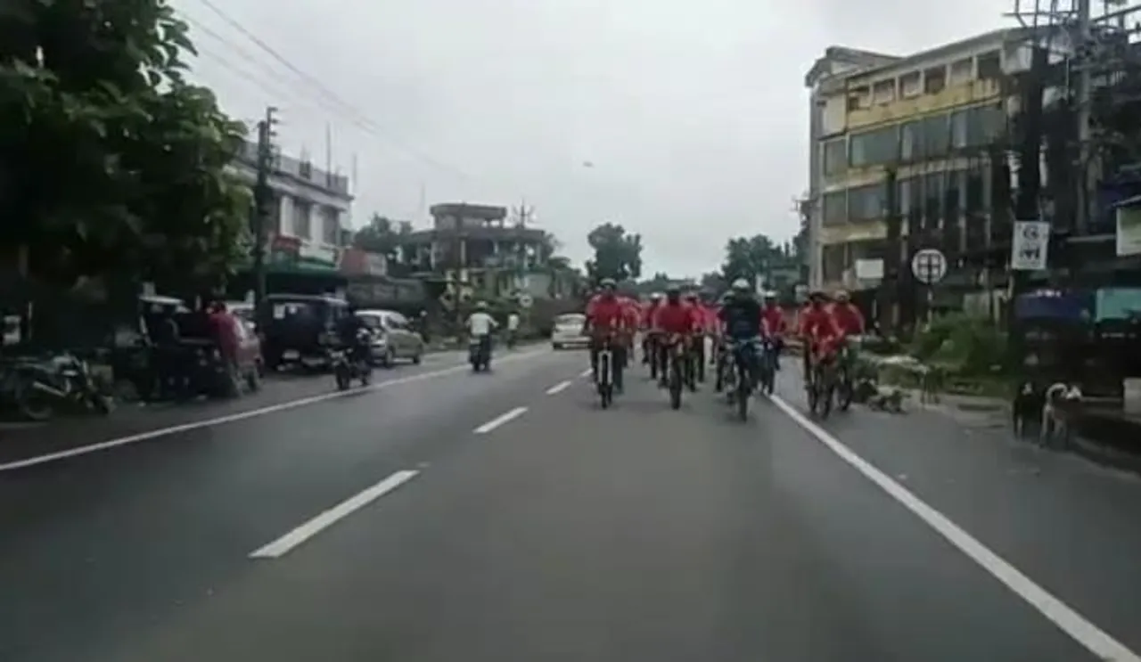 স্বাধীনতার ৭৫তম অমৃত মহোৎসব উপলক্ষে এসএসবি ডওয়ানদের সাইকেল যাত্রা