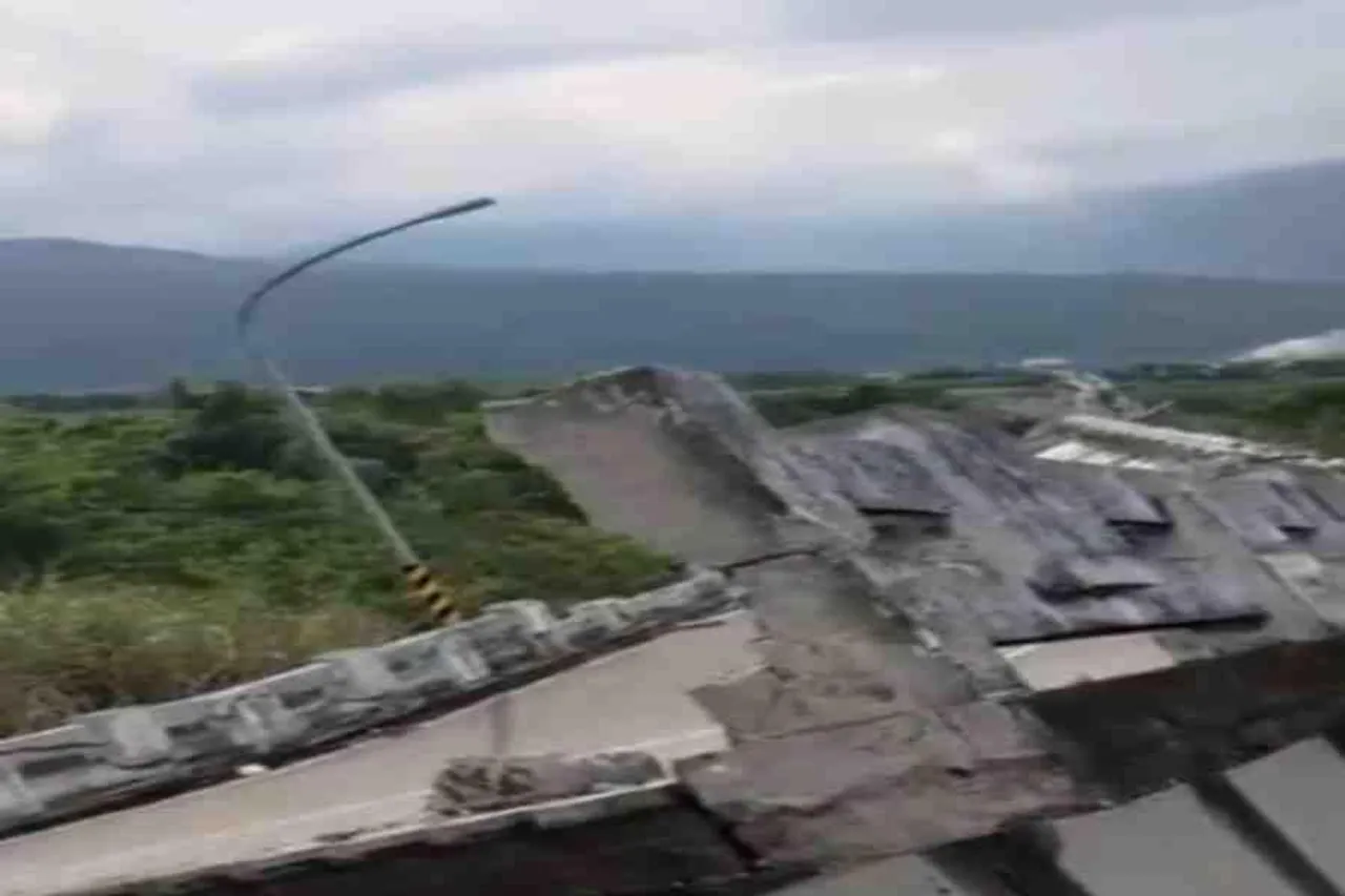 তাইওয়ানে ৭.২ মাত্রার ভূমিকম্প, ভেঙে পড়েছে ব্রিজ-দেখুন ভিডিও