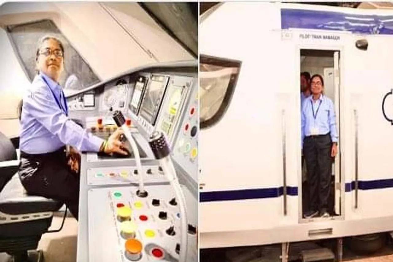 মহিলা লোকো পাইলটের হাতে বন্দে ভারত এক্সপ্রেস ট্রেনের হুইল, রইল ভিডিও