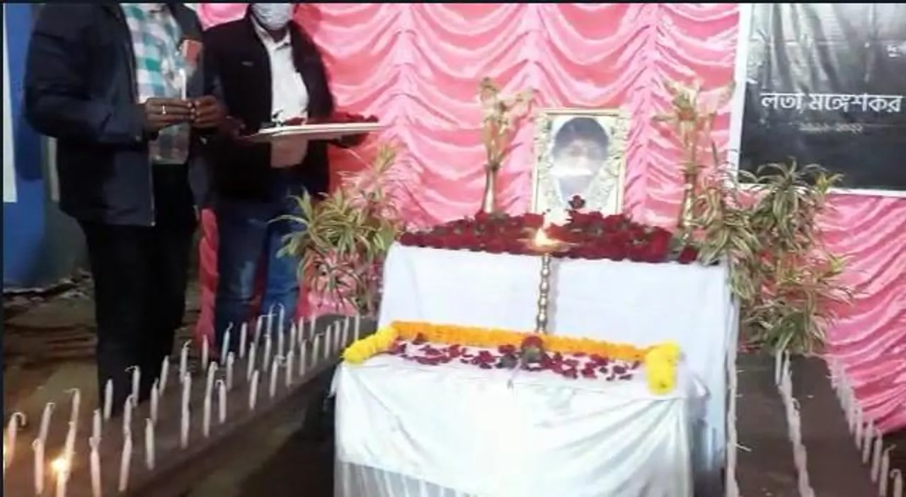 লতা মঙ্গেশকরের স্মরণে দুর্গাপুর প্রেস ক্লাবের শ্রদ্ধাঞ্জলি