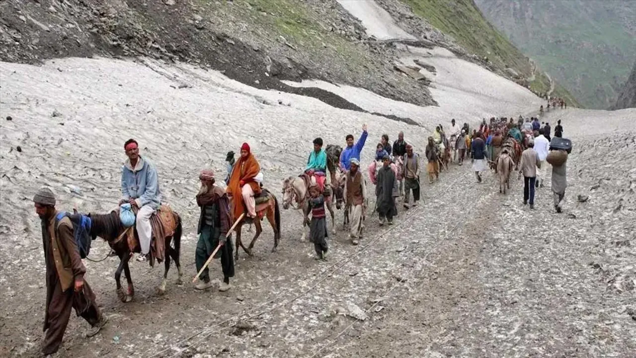 অমরনাথ যাত্রায় তীর্থযাত্রীদের চতুর্থ ব্যাচ