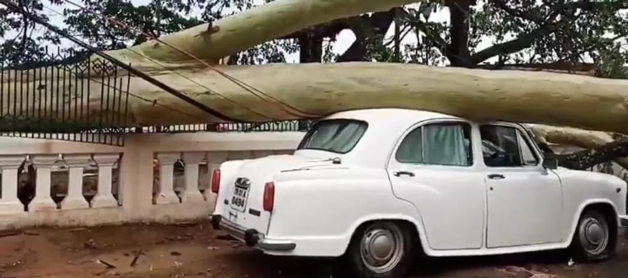 ত্রিপুরায় কাল বৈশাখীর তান্ডব