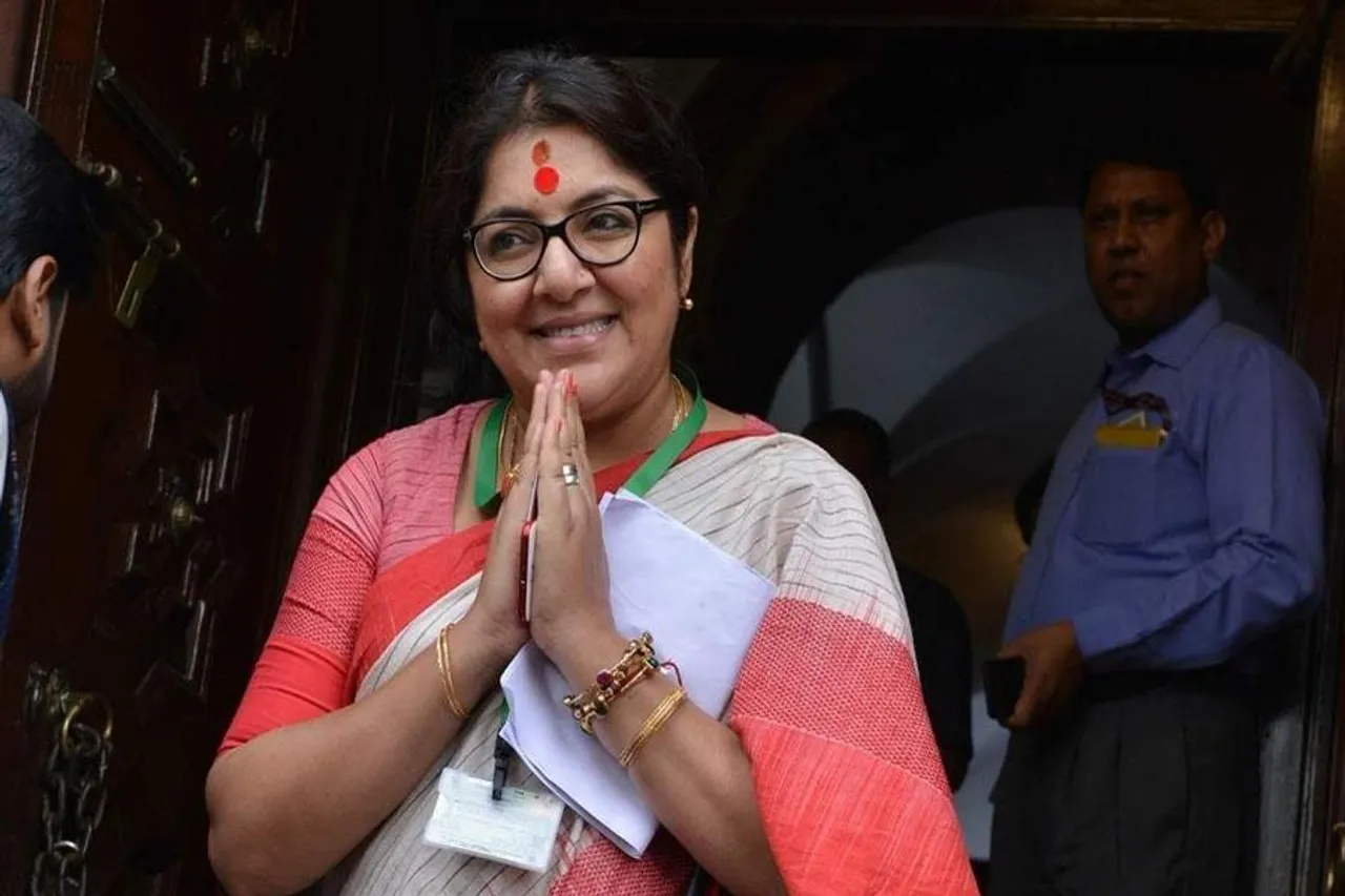 সুদীপ বন্দ্যোপাধ্যায়ের জায়গায় এলেন লকেট চট্টোপাধ্যায়