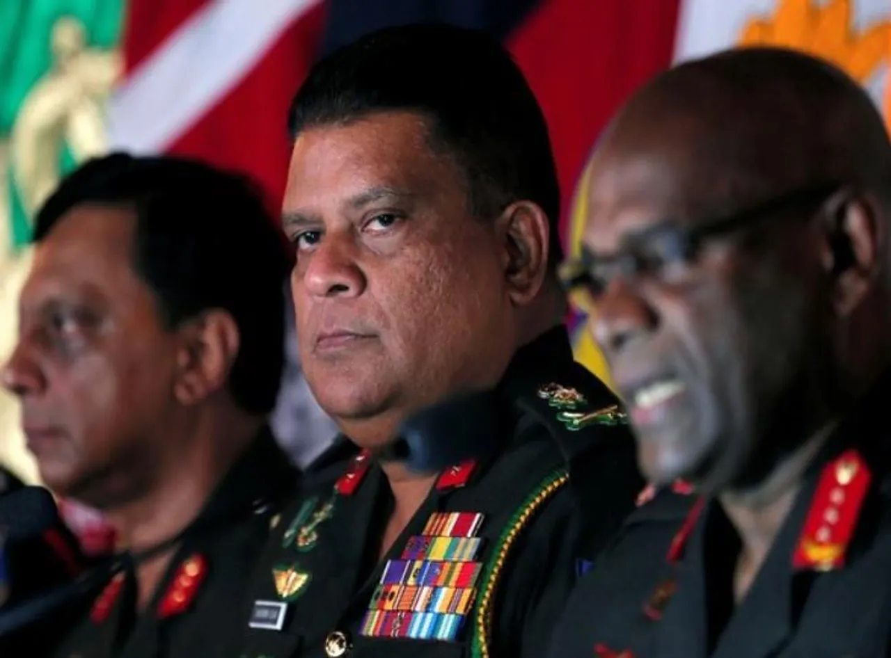 শ্রীলংকার সামরিক প্রধান গ্যালে ফেসের দিকে সৈন্যদের যাওয়ার দাবি অস্বীকার করেছেন