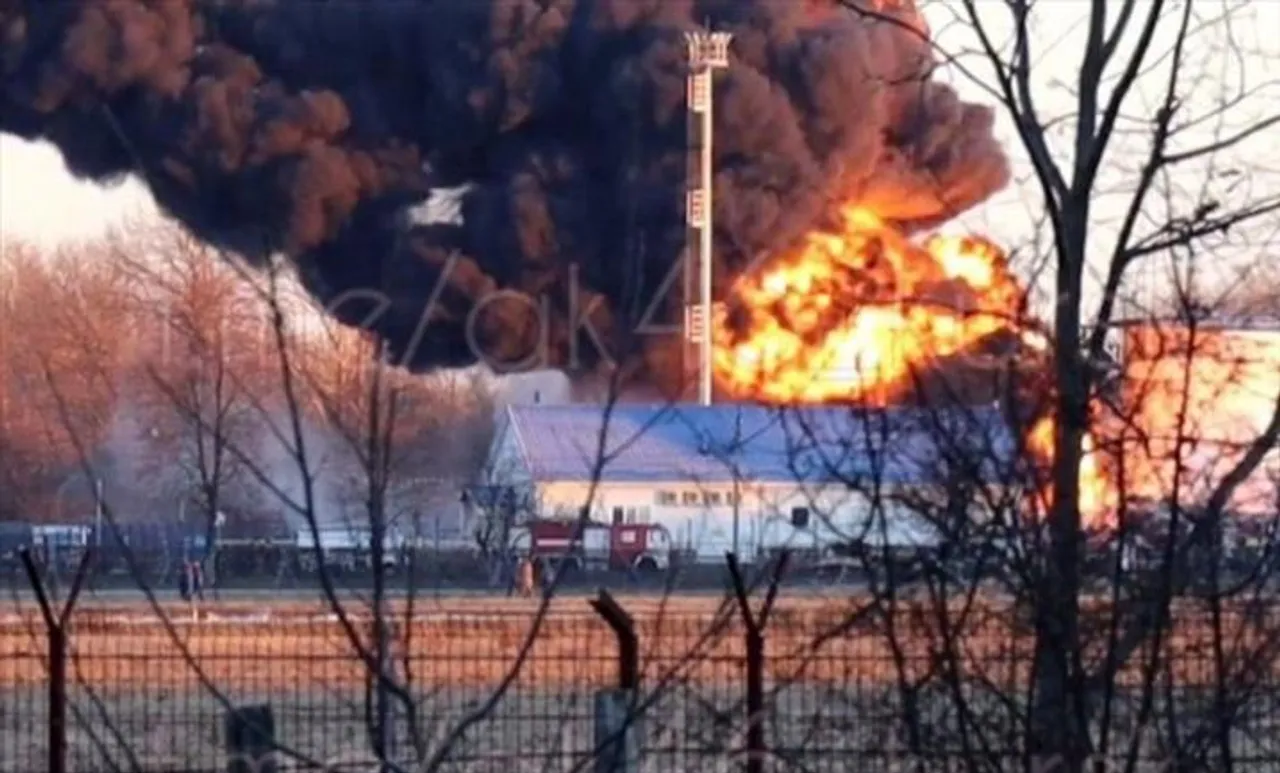 রাশিয়ার তেলের গুদামে ড্রোন হামলা