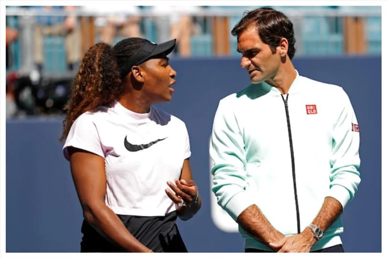 রজার ফেডেরারকে অভিনন্দন সেরেনার