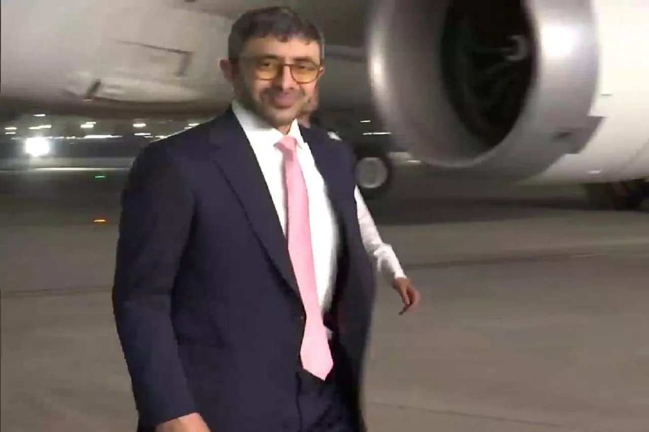 ভারত সফরে এসেছেন সংযুক্ত আরব আমিরশাহীর বিদেশ মন্ত্রী