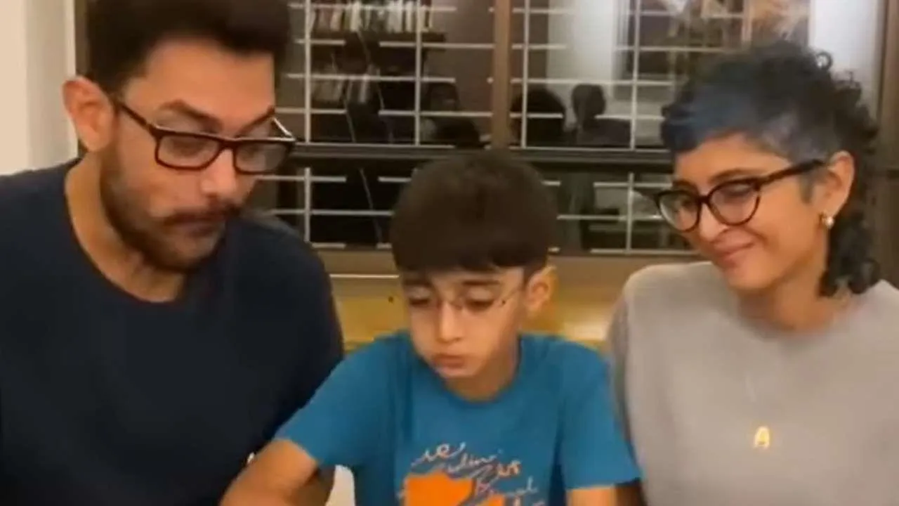 ছেলের জন্মদিনে ফের এক হল কিরণ-আমির