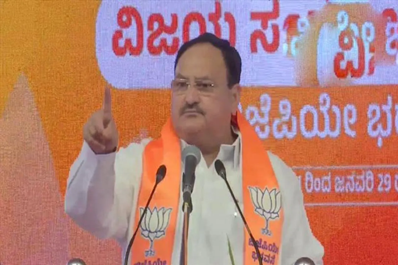 ভোটমুখী রাজ্যে আঙ্গুলের মাহাত্ম্য বোঝালেন জেপি নাড্ডা