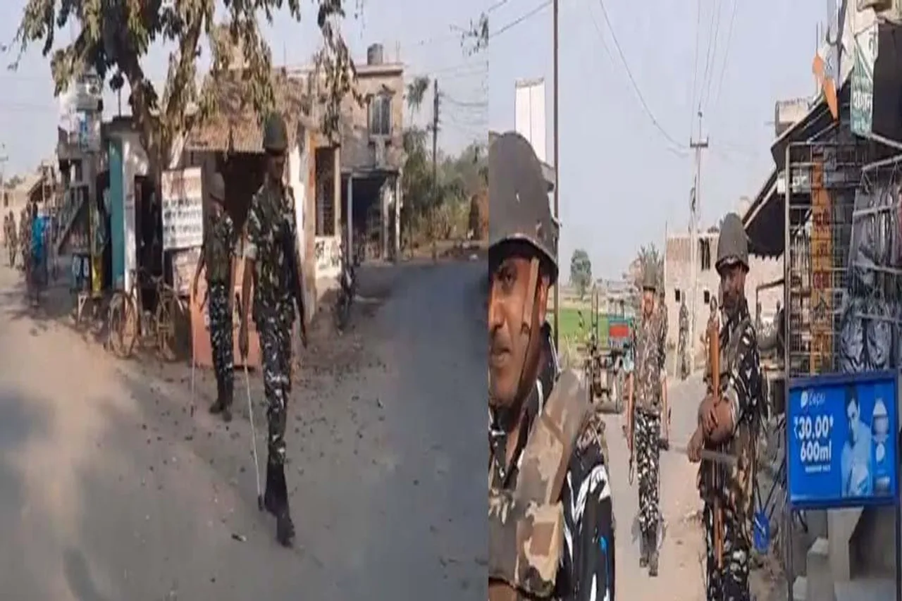 সাগরদিঘিতে নির্বাচনের আগে কড়া পাহাড়ায় CAPF