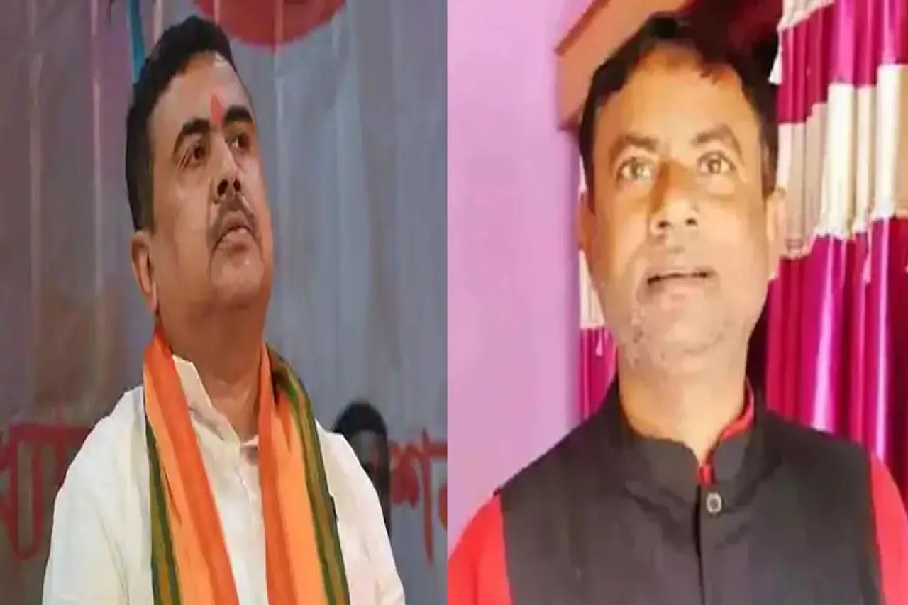 নিহত কংগ্রেস কাউন্সিলরের বাড়িতে গেলেন শুভেন্দু