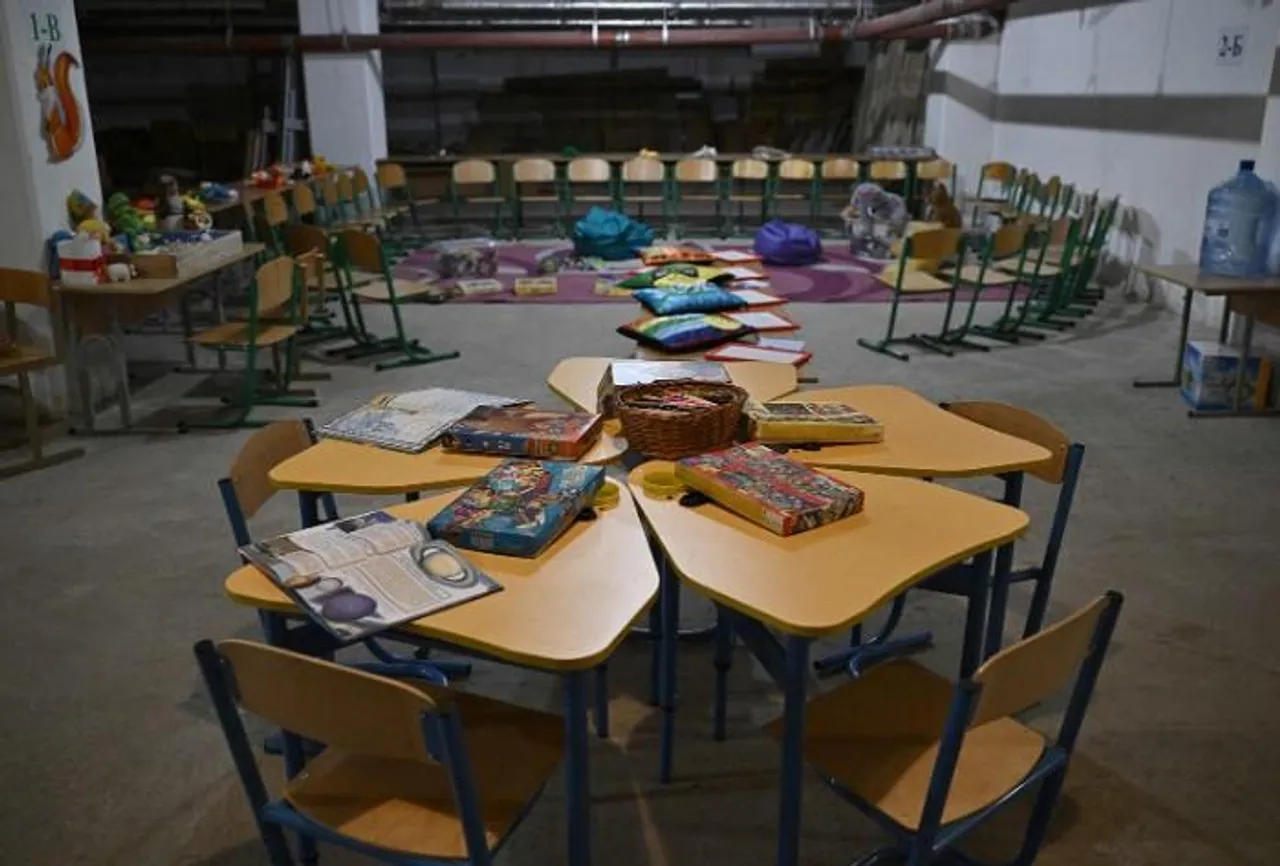 কিয়েভ অঞ্চলের ৮৬ শতাংশ স্কুলে এখন বোমা আশ্রয়কেন্দ্র