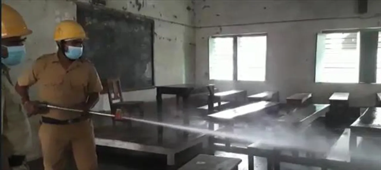 স্কুল খোলার আগে চলছে চূড়ান্ত প্রস্তুতি