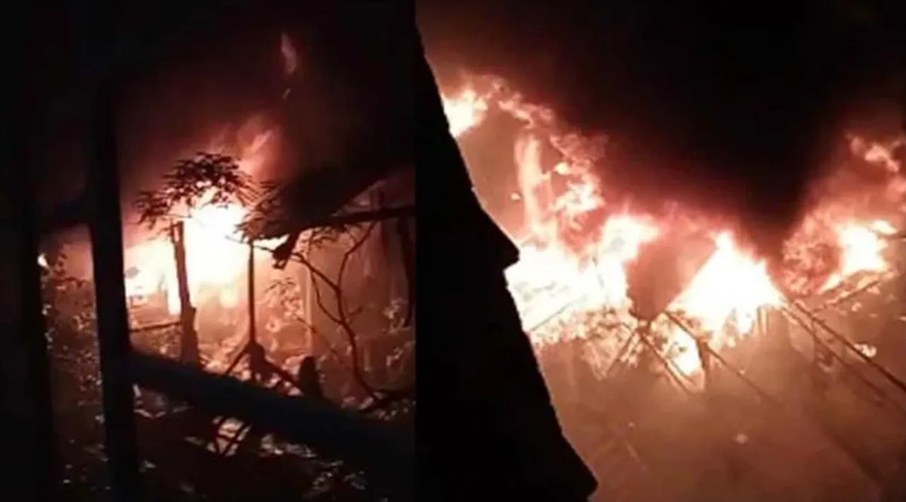 মধ্যরাতে এবারও শহরে ভয়াবহ অগ্নিকাণ্ড