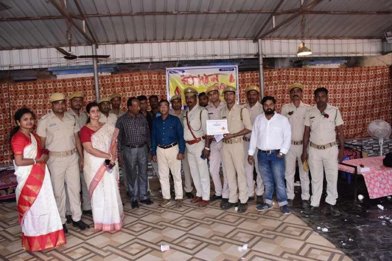 মেদিনীপুর পুলিশ লাইনে অনুষ্ঠিত হল রক্তদান শিবির