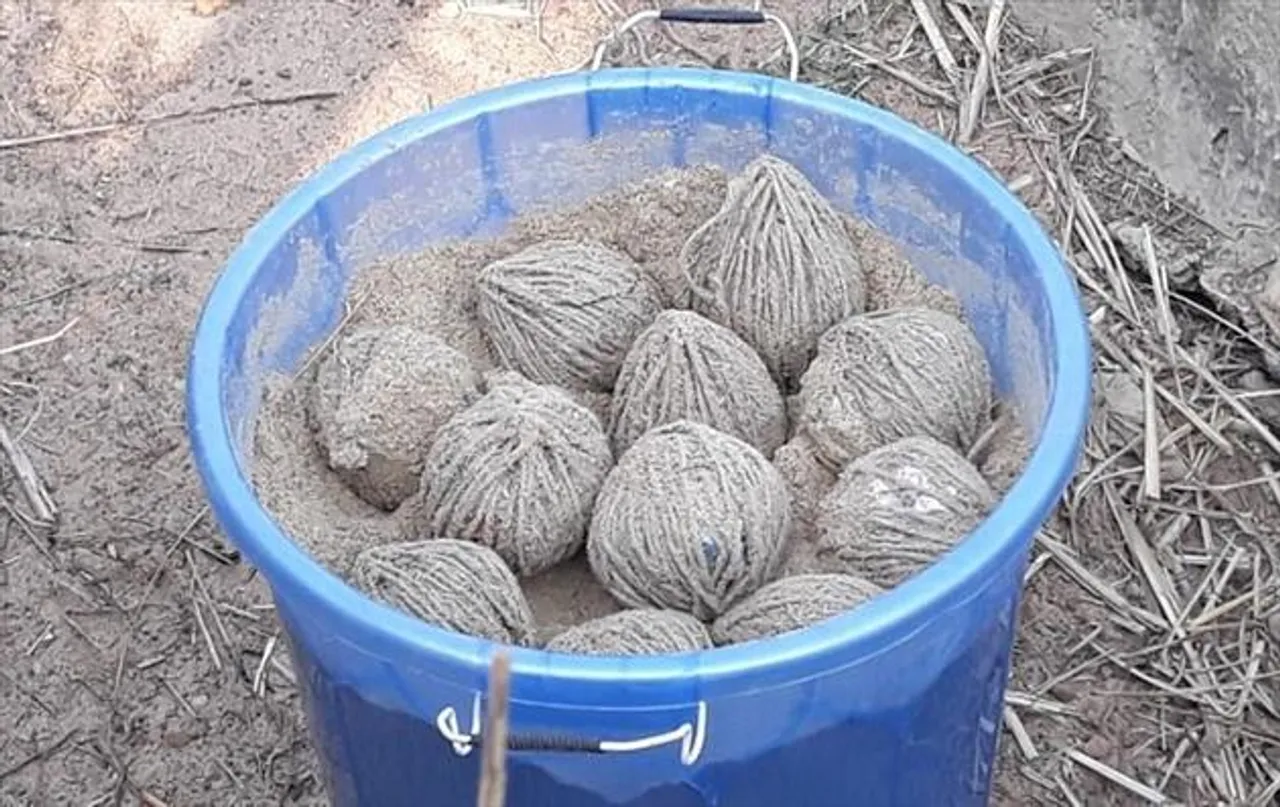 বীরভূমের মাড়গ্রাম থেকে উদ্ধার ৬০টি তাজা বোমা