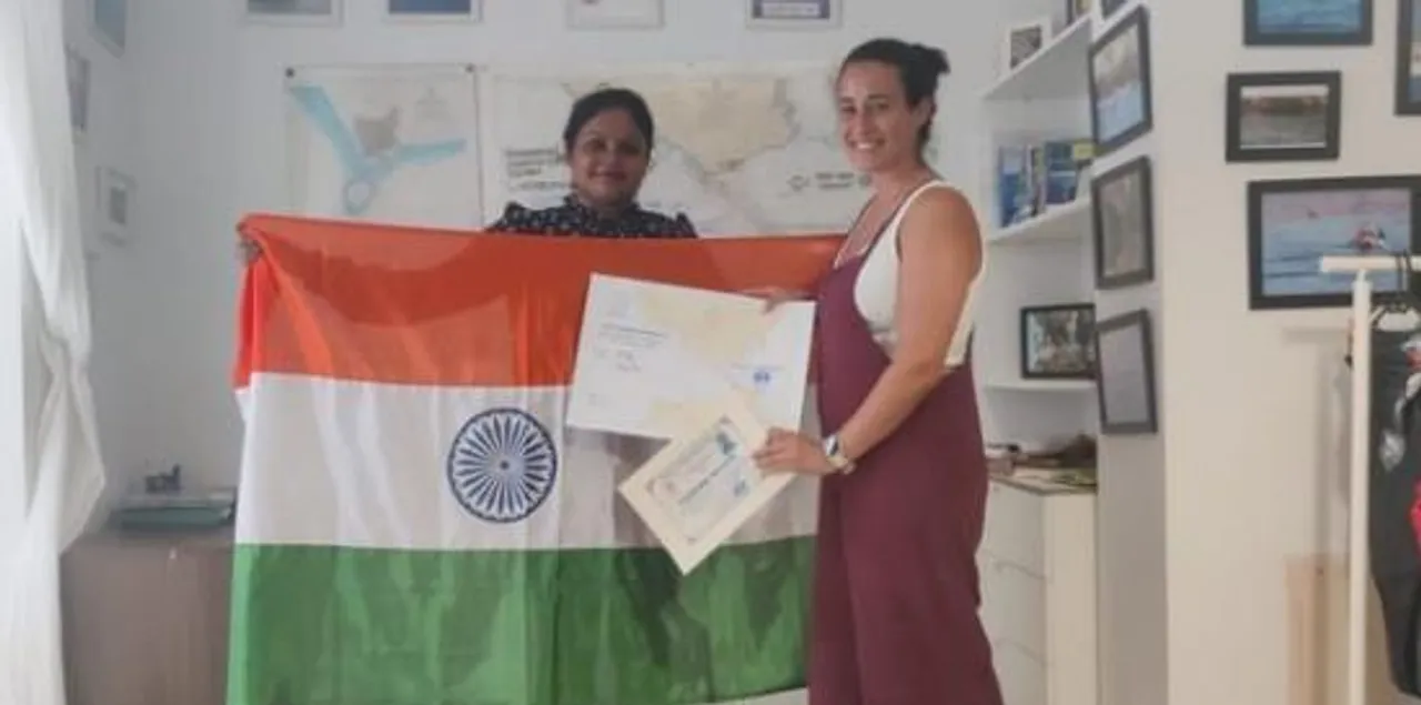 স্পেনে তেরঙা ওড়ালেন বাঙালি, জিব্রাল্টার প্রণালী পার উলুবেড়িয়ার তাহরিনার