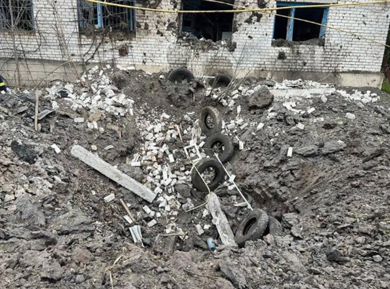 জাপোরিঝিয়ার একটি স্কুলে রুশ রকেট হামলা