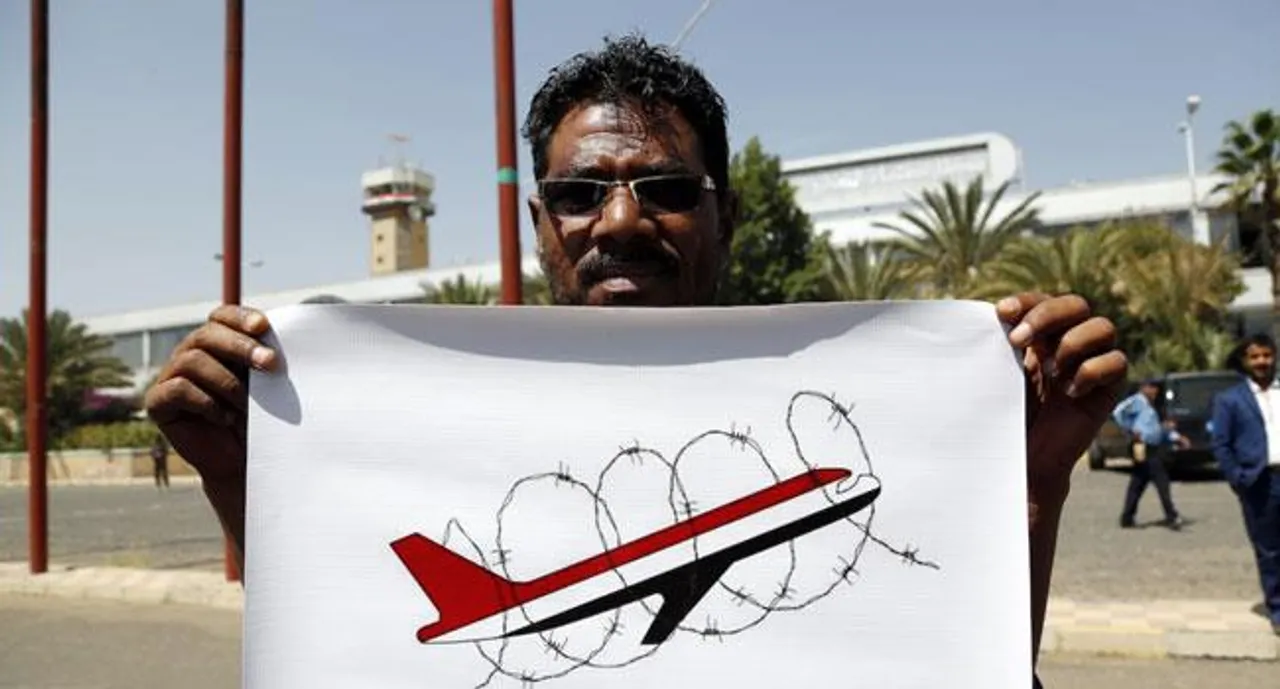 ইয়েমেনের সানা বিমানবন্দরকে সামরিক ঘাঁটি হিসেবে ব্যবহার করছে হাউছিরা