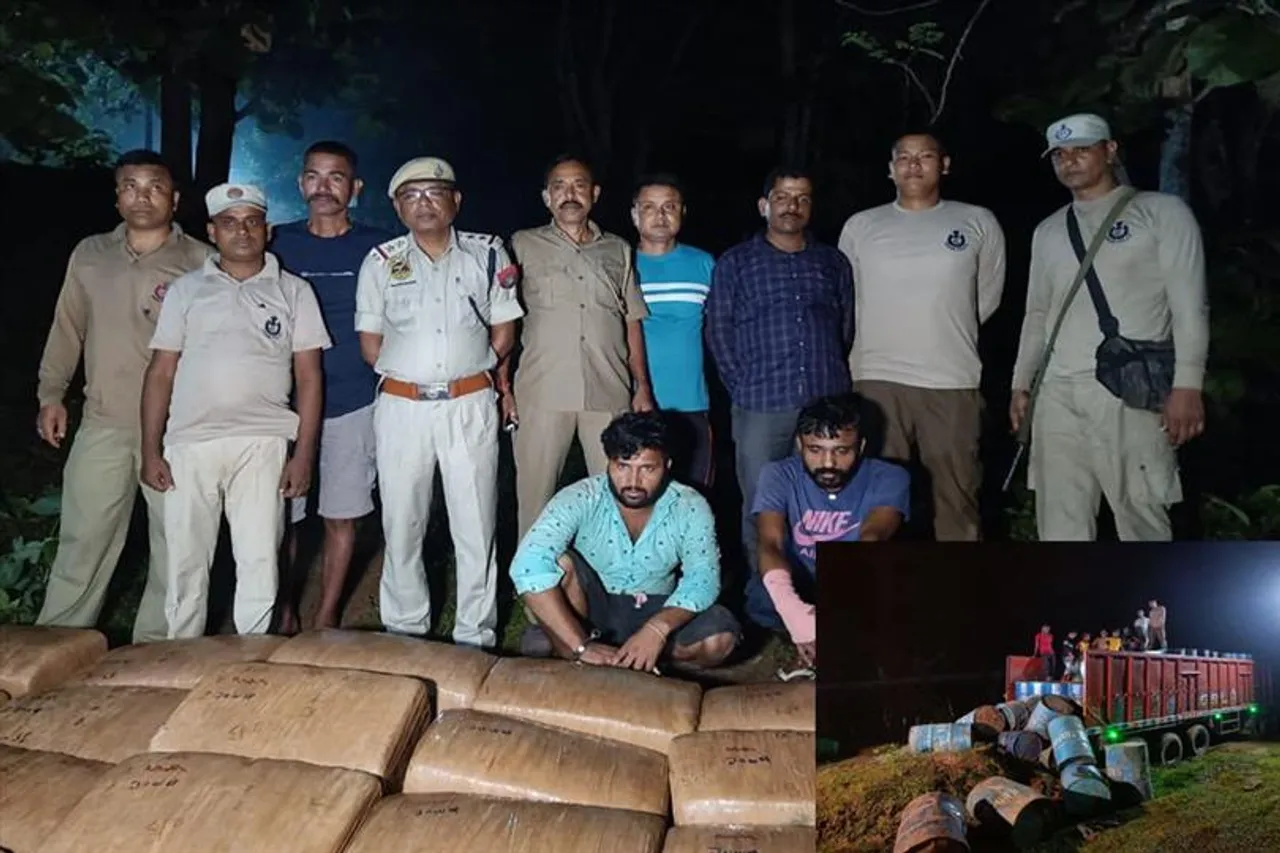 রাজ্যে ড্রাম ভর্তি গাঁজা উদ্ধার করল পুলিশ