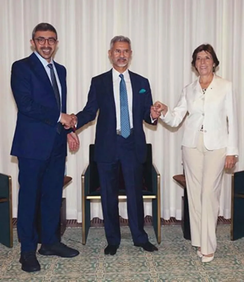 জয়শঙ্কর ভারত-সংযুক্ত আরব আমিরাত-ফ্রান্স ত্রিপাক্ষিক মন্ত্রী পর্যায়ের বৈঠকে অংশ নেন