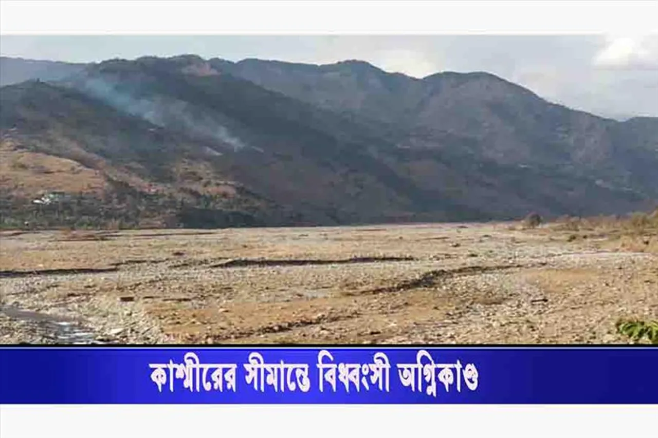 সীমান্তে বিধ্বংসী অগ্নিকাণ্ড