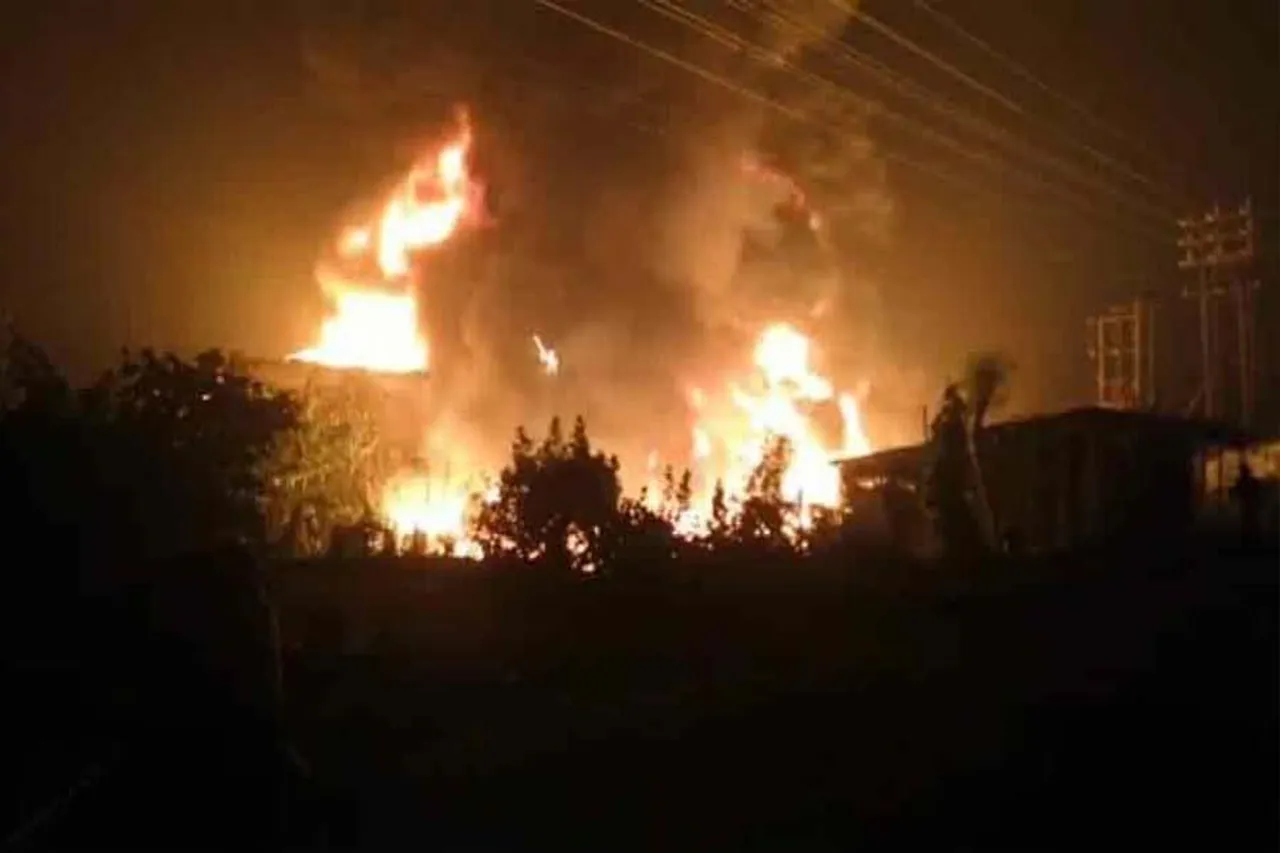 হাওড়ার কারখানায় আগুন