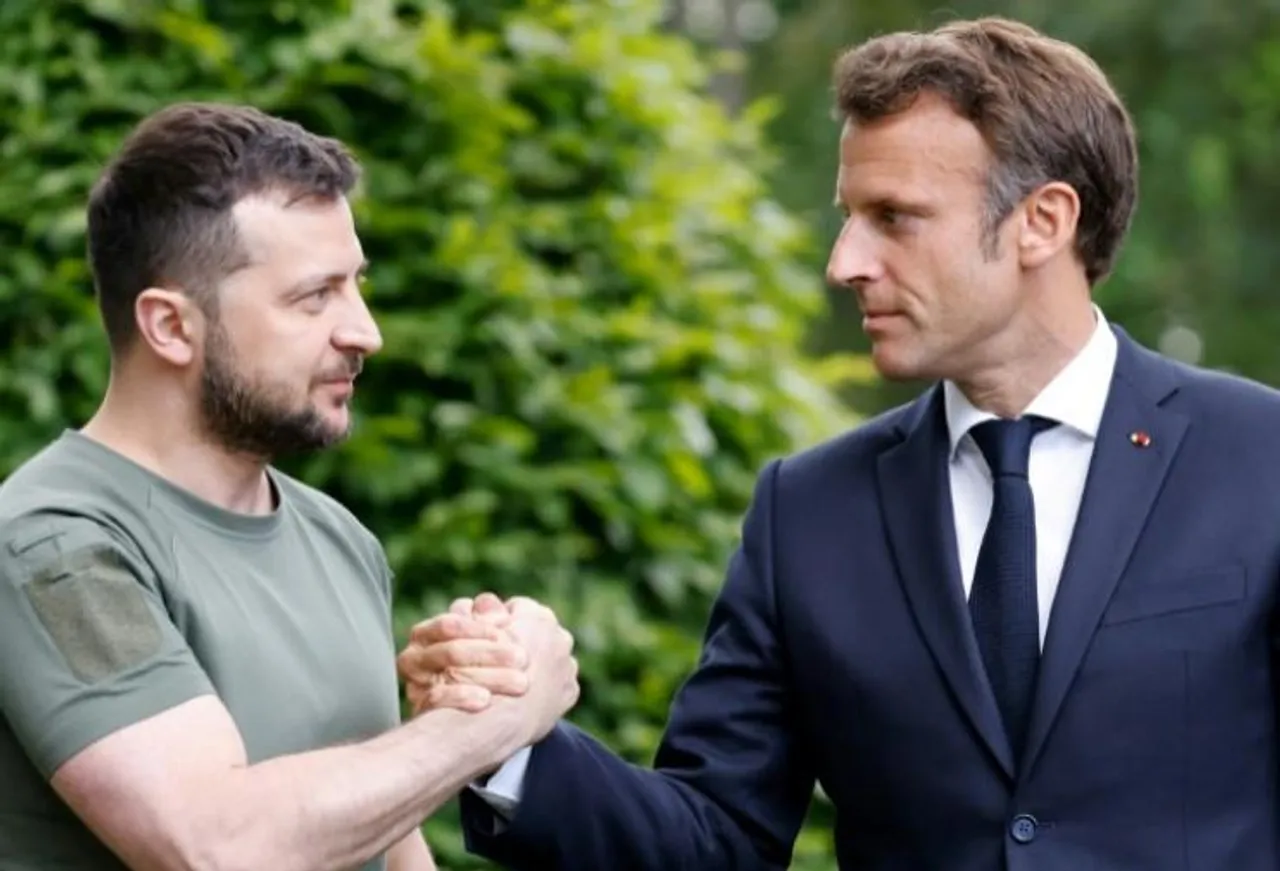 জাপোরিঝিয়া পারমাণবিক কেন্দ্রের পরিস্থিতি নিয়ে জেলেনস্কির সঙ্গে আলোচনা করেন ম্যাক্রোঁ