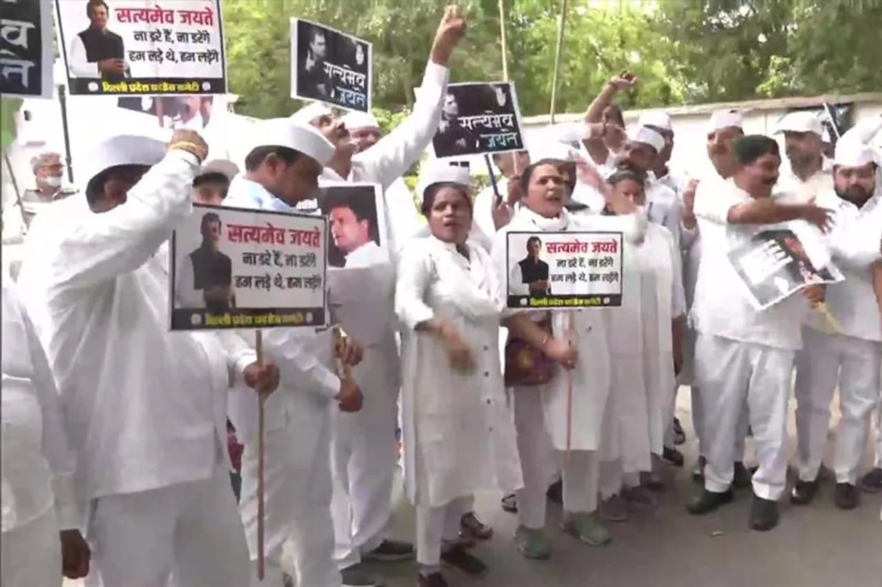 রাহুলকে ইডির তলবের বিরুদ্ধে কংগ্রেসের বিক্ষোভ কর্মসূচি