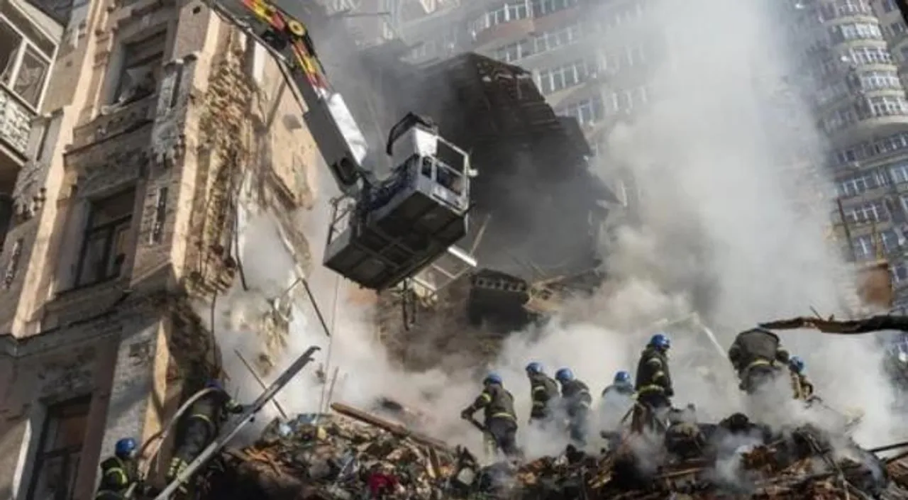 রাজধানী কিয়েভ সহ ইউক্রেন জুড়ে পাওয়া গেলো ক্ষেপণাস্ত্র হামলার খবর